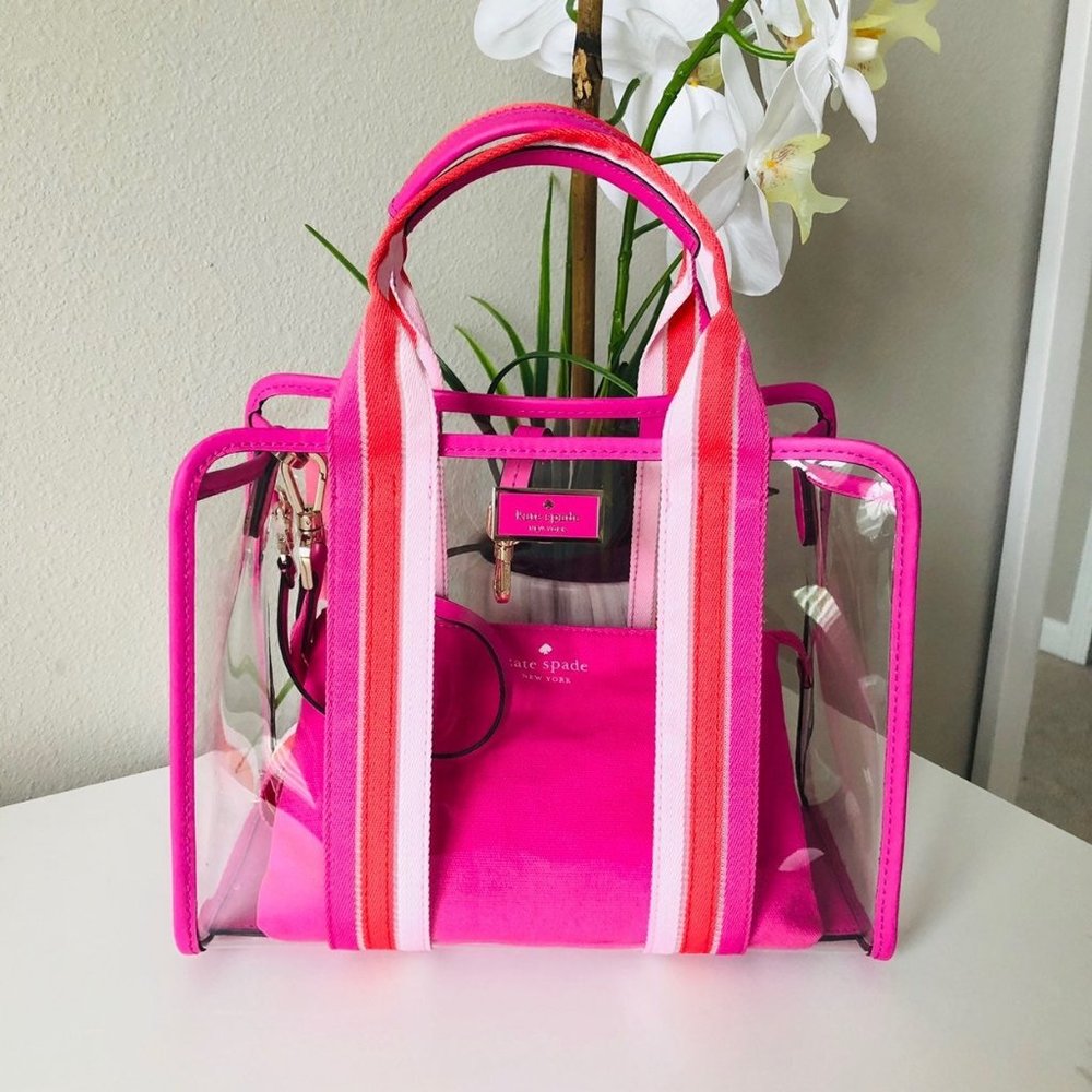 COPY - KATE SPADE SAM SEE THROUGH MEDIUM SATCHEL